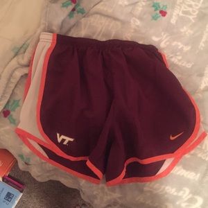 Virginia Tech running shorts